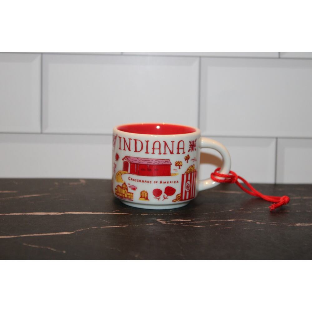 Starbucks INDIANA Been There Series 2oz Ornament